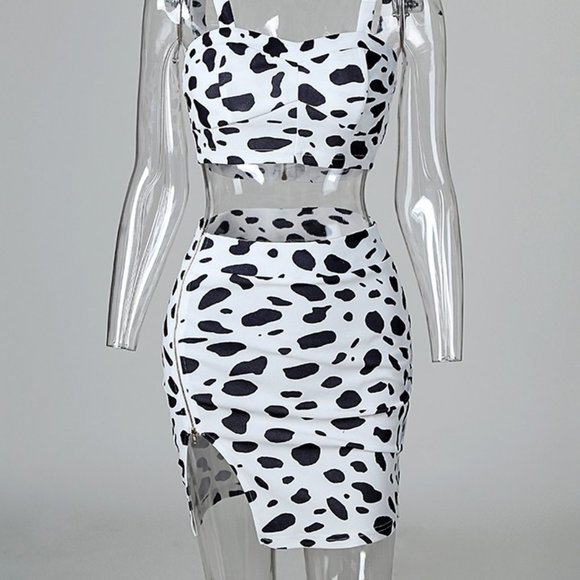 Two-piece leopard print skirt set - Picture 5 of 7